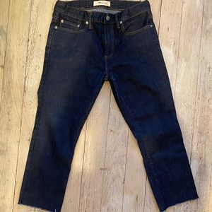 Gap Dark Wash Cropped Denim